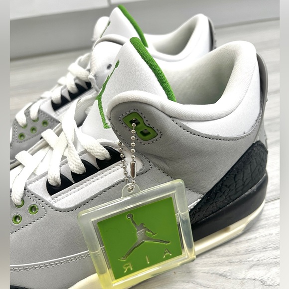 Nike Air Jordan 3 Retro Grey US Size 10 - Picture 4 of 7